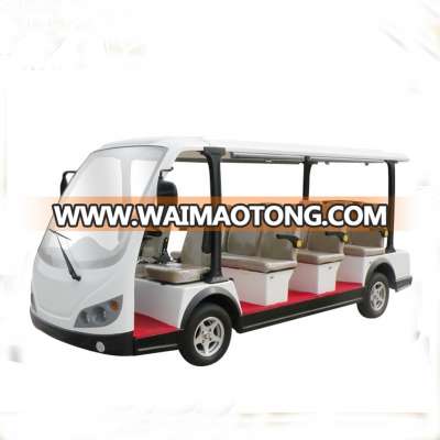 Excellent quality 4 wheel battery powered tourist car new shuttle bus