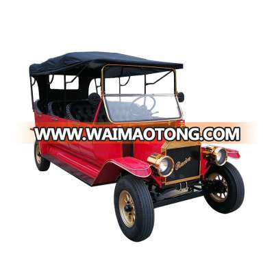 Passenger exalted retro car electric vehicle for tourism